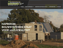 Tablet Screenshot of haprekon.nl
